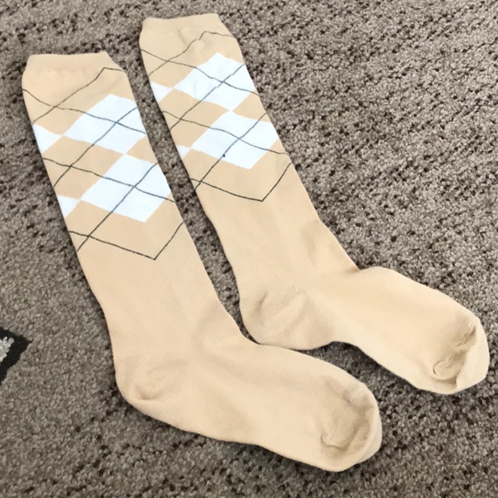 Argyle Socks. One Size